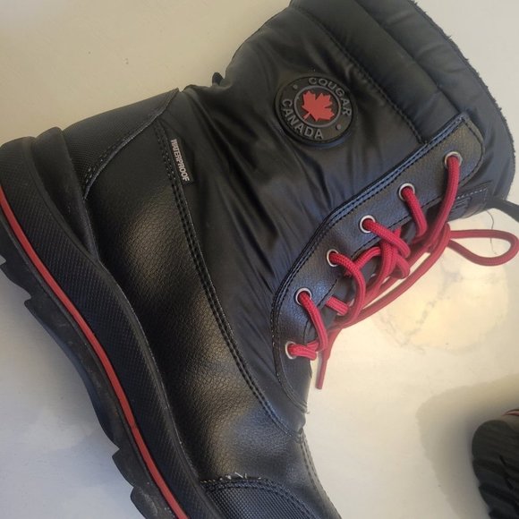 COUGAR shoes | cougar winter boots | lace up | colour black | size 8 - Picture 3 of 6